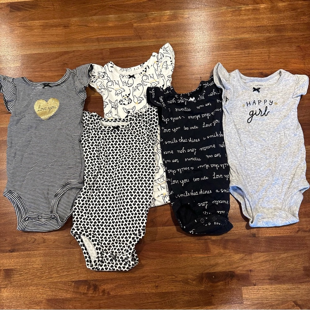 Carters Onesie Bundle 5-pack